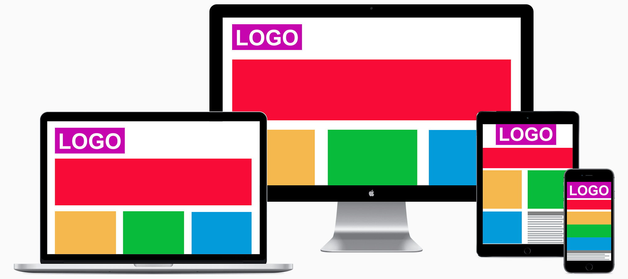 روش های ریسپانسیو کردن صفحات وب سایت: